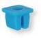 Ecrou plastique bleu D.3,5/8X8